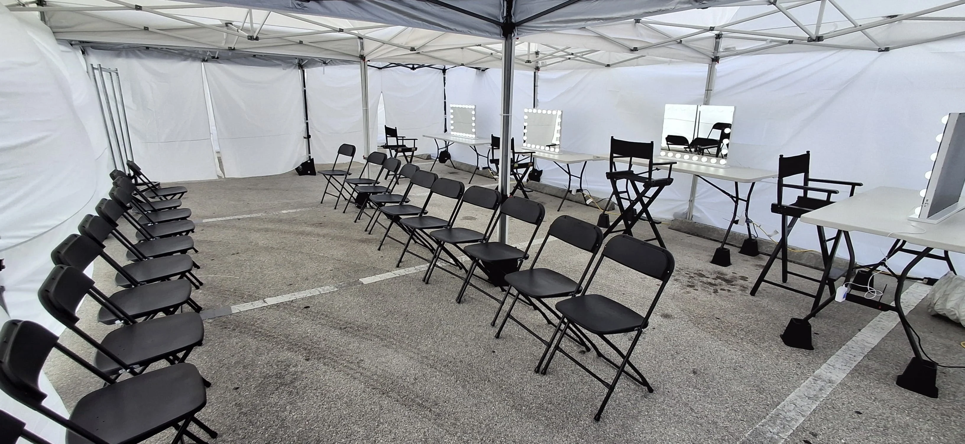 Hair and Makeup Station