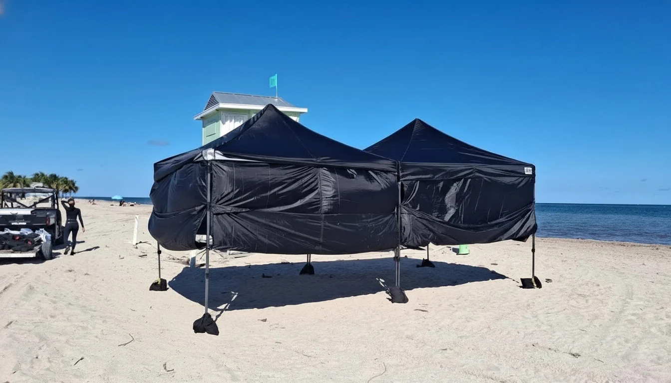 Black Production Tents