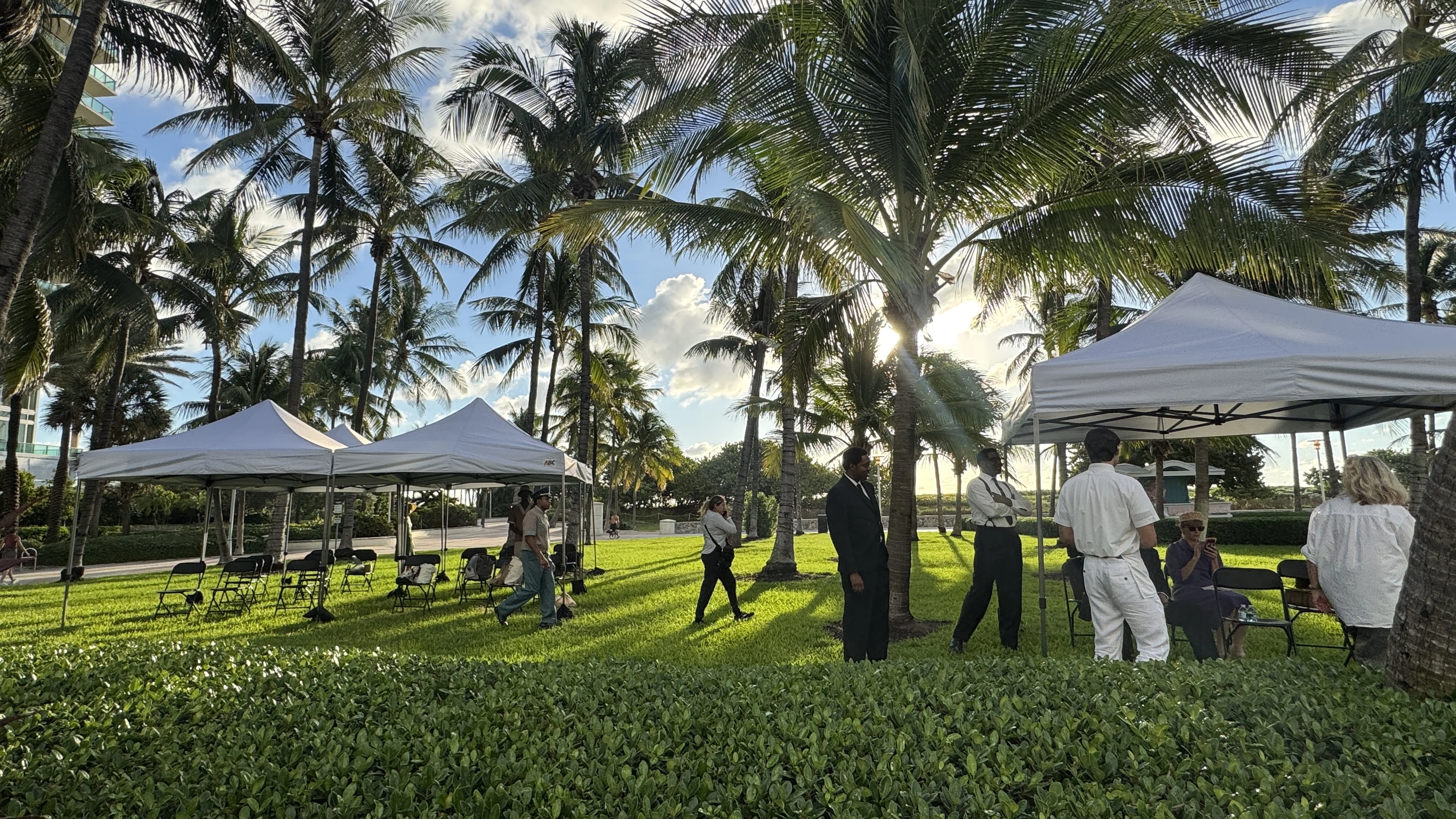 Holding Tents for Production